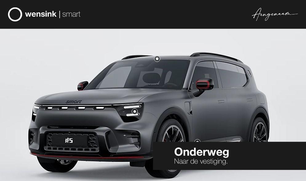 smart #5 Brabus 100 kWh | April 2026 | 646 PK! | Drive Pilot, Auto's, Smart, Bedrijf, Te koop, Overige modellen, 360° camera, 4x4