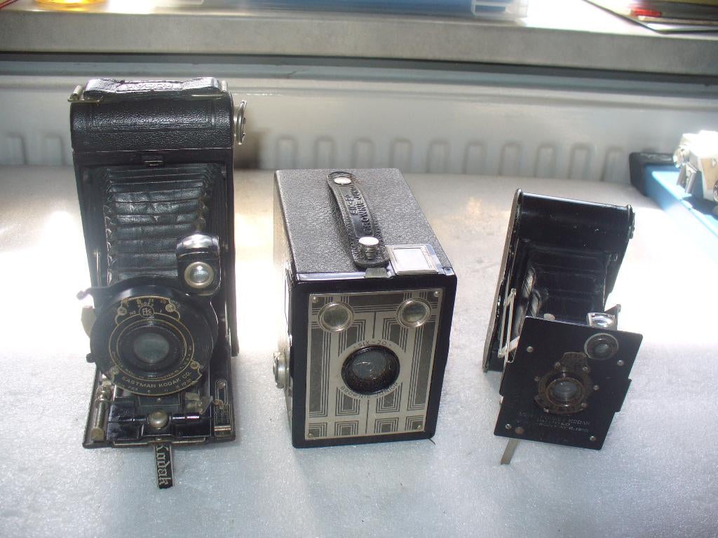 3 Oude Kodak camera`s, Ophalen of Verzenden, Gebruikt, Compact, Kodak
