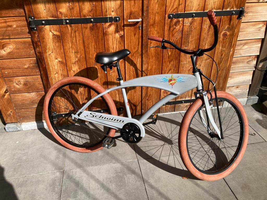 Schwinn cruiser, Fietsen en Brommers, Ophalen, Staal, Cruiser, Heren
