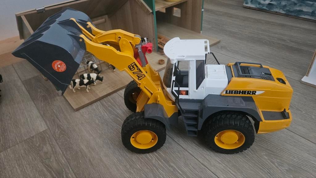 Bruder Liebherr Shovel 574 - Speelgoed Graafmachine, Ophalen of Verzenden, Gebruikt