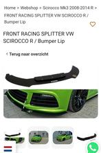 Nieuwe Maxton Racing Front Splitter VW Scirocco R, Ophalen, Nieuw, Voor, Bumper