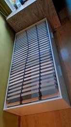 Brimnes eenpersoonsbed. Wit met lades, Ophalen, Gebruikt, 90 cm, Eenpersoons