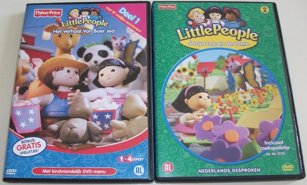 Dvd *** LITTLE PEOPLE *** Deel 1 + 2, Tekenfilm, Ophalen of Verzenden, Zo goed als nieuw, Alle leeftijden