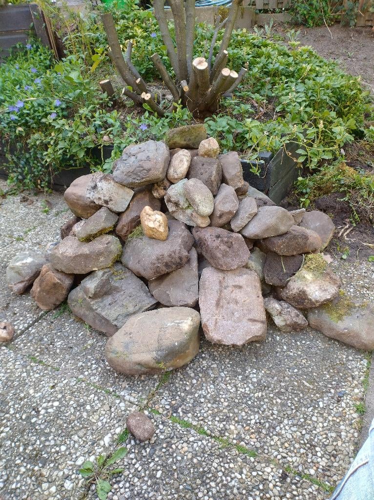 Sierstenen tuin gratis, Ophalen, Gebruikt, Kei