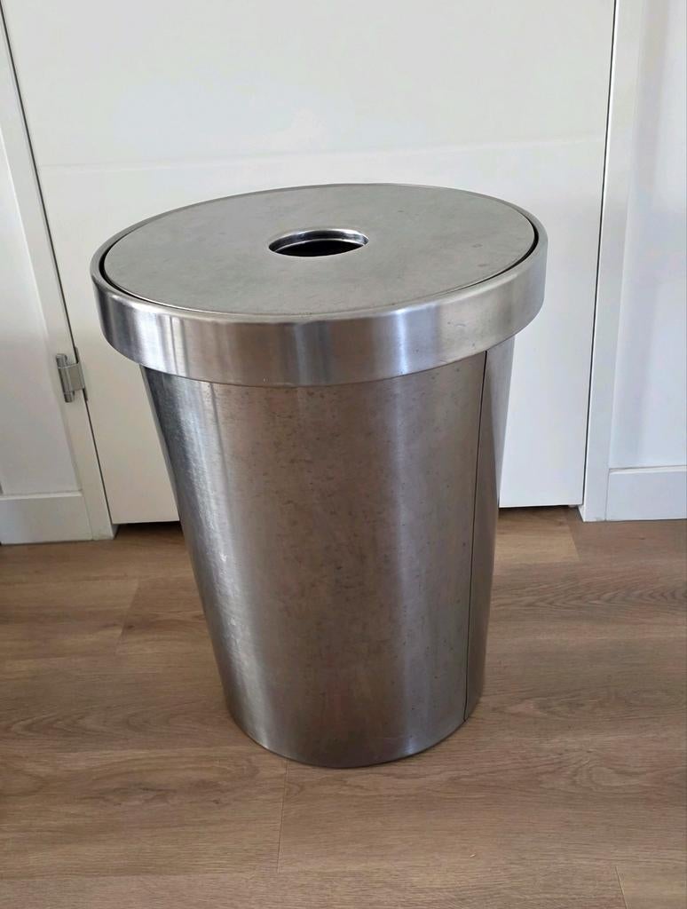 RVS wasmand IKEA, gebruikt, 59 cm hoog, Ophalen, Gebruikt, 50 tot 75 cm, 40 liter of meer