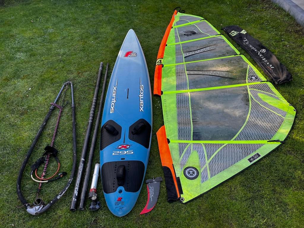 Complete windsurf herintredersset, Ophalen, 250 tot 300 cm, Gebruikt, Met draagtas