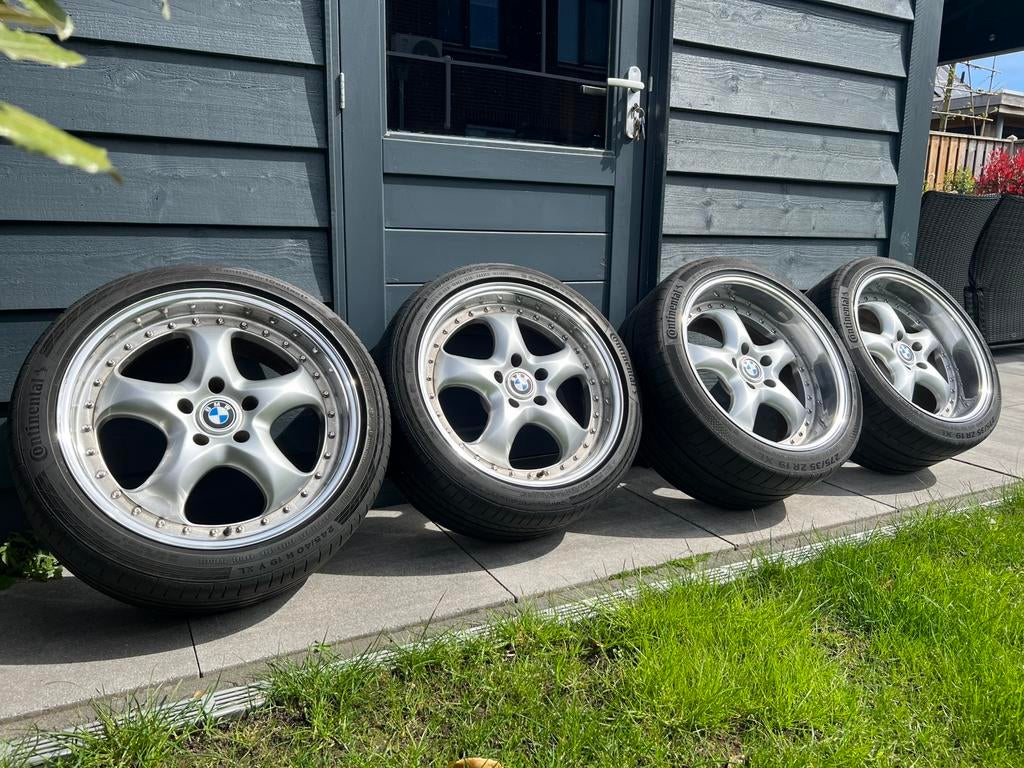 19" 2-delige Rial Imola Race Breedset 10J 5x120 BMW E38 E39, Auto-onderdelen, Banden en Velgen, Gebruikt, 275 mm, Banden en Velgen