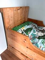 Houten kinderbed met grote opberglade, Kinderen en Baby's, Kinderkamer | Bedden, Ophalen, 70 tot 85 cm, Zo goed als nieuw, Matras