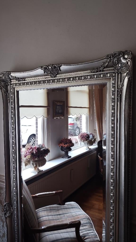 Zware Lange Exclusieve "Facet Geslep." "Barok-Spiegel"183x83, Huis en Inrichting, Woonaccessoires | Spiegels, Ophalen, Zo goed als nieuw