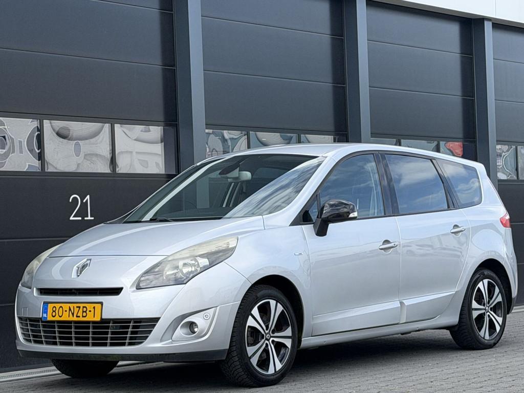 Renault Grand Scénic 1.4 TCe Bose Navi Clima PDC (bj 2011), Auto's, Handgeschakeld, Zilver of Grijs, 1395 kg, 131 pk
