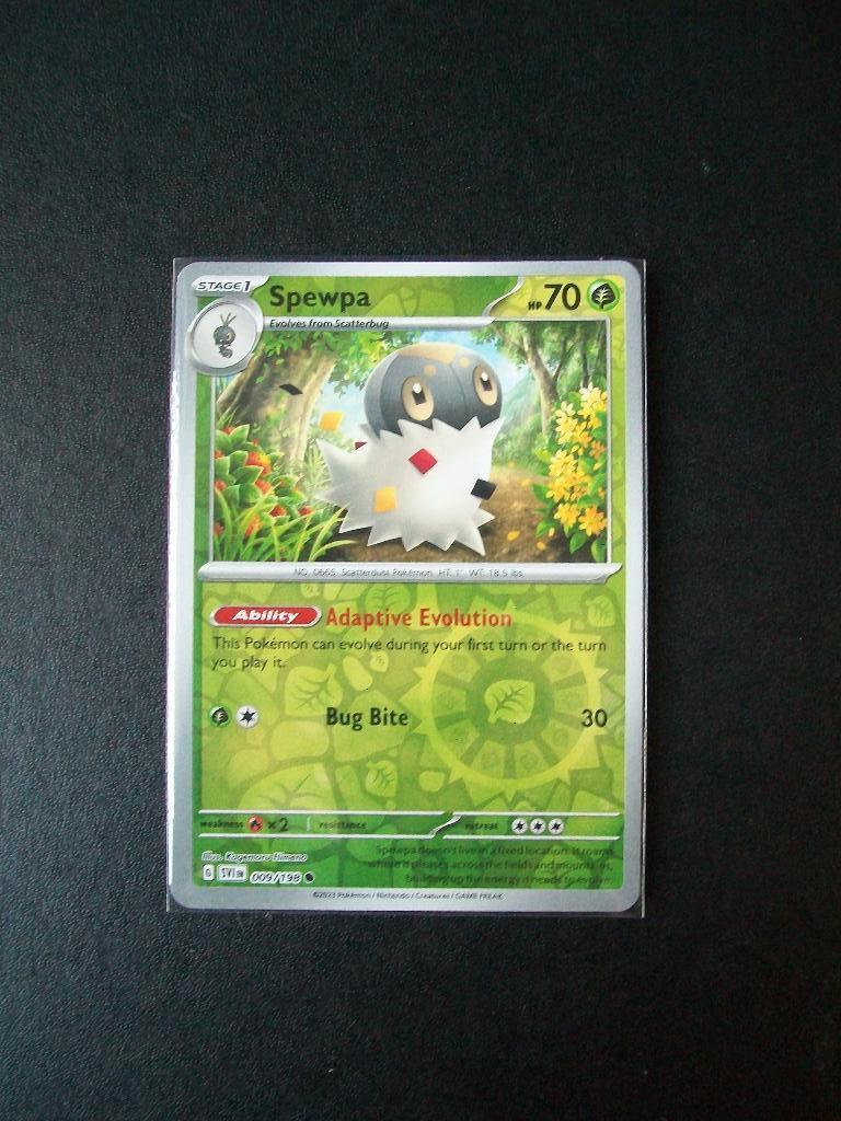 8953. Nieuwe Pokemon Kaart holofoil SPEWPA HP 70 (009/198), Verzenden, Nieuw, Losse kaart, Foil