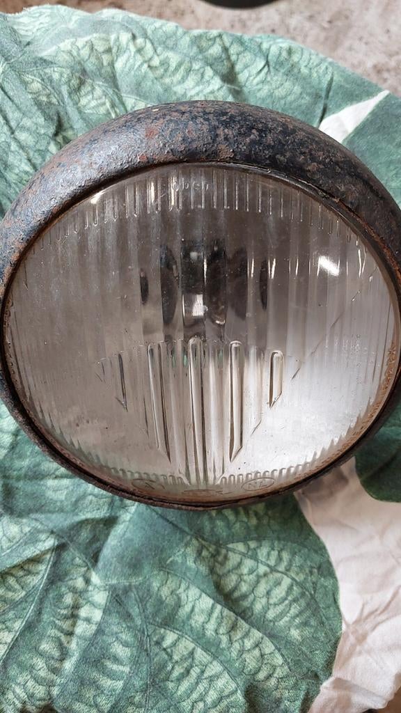 Originele en komplete koplamp deutz d., Ophalen of Verzenden, Gebruikt