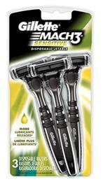 Gillette Mach3 Sensitive 3 stuks (3 pakjes voor €10,-), Ophalen of Verzenden, Nieuw, Gehele gezicht, Verzorging