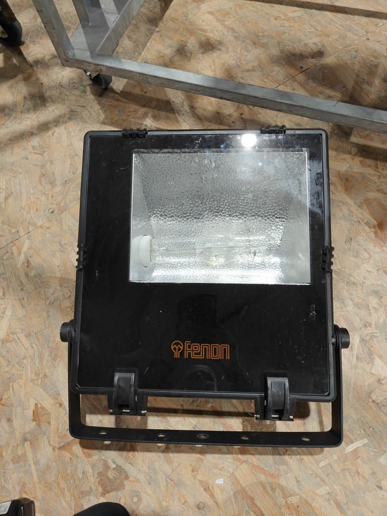 Kunststof HQi 400W Bouwlamp Terreinverlichting 220V Doorlus, Ophalen, Gebruikt, Onbekend, Lamp met armatuur