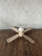 Plafond ventilator lamp retro vintage wit rotan, Ophalen, Plafondventilator, A, A