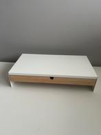 Ikea Elloven Monitor Standaard - Verhoger, Ophalen, Zo goed als nieuw, Wit