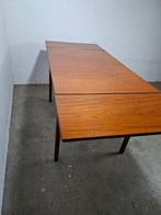 Teakhouten vintage eettafel 2,2 meter, Ophalen, Gebruikt, Bruin
