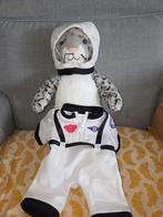 Build a Bear panter in ruimtepak - lichtgrijs, Kinderen en Baby's, Speelgoed | Knuffels en Pluche, Ophalen of Verzenden, Gebruikt