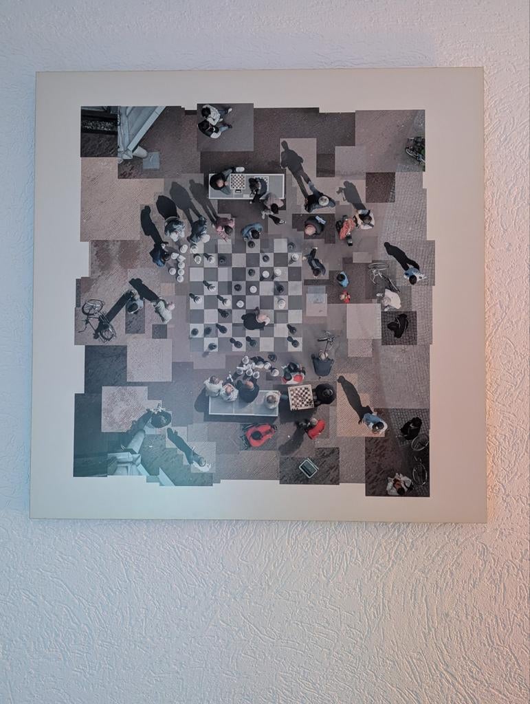 Max Euwe schilderij Marc Faasse 2006, Ophalen of Verzenden