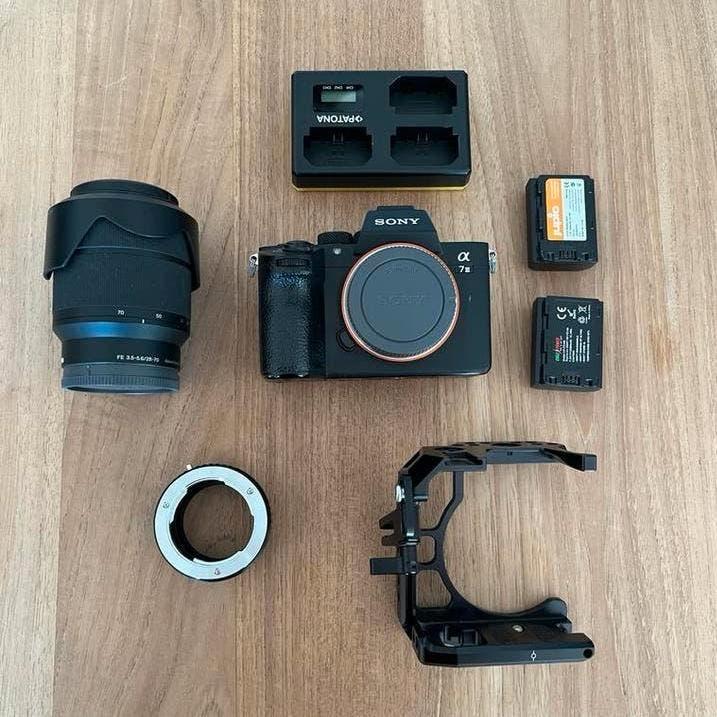 Sony A7III met 28-70mm lens en accessoires, Audio, Tv en Foto, Fotocamera's Digitaal, Gebruikt, Spiegelreflex, Sony, 4 t/m 7 keer