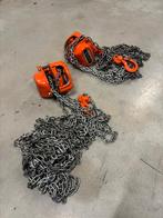 2x kettingtakel / handtakel 250kg 6m lang, Ophalen, Gebruikt, Handmatig