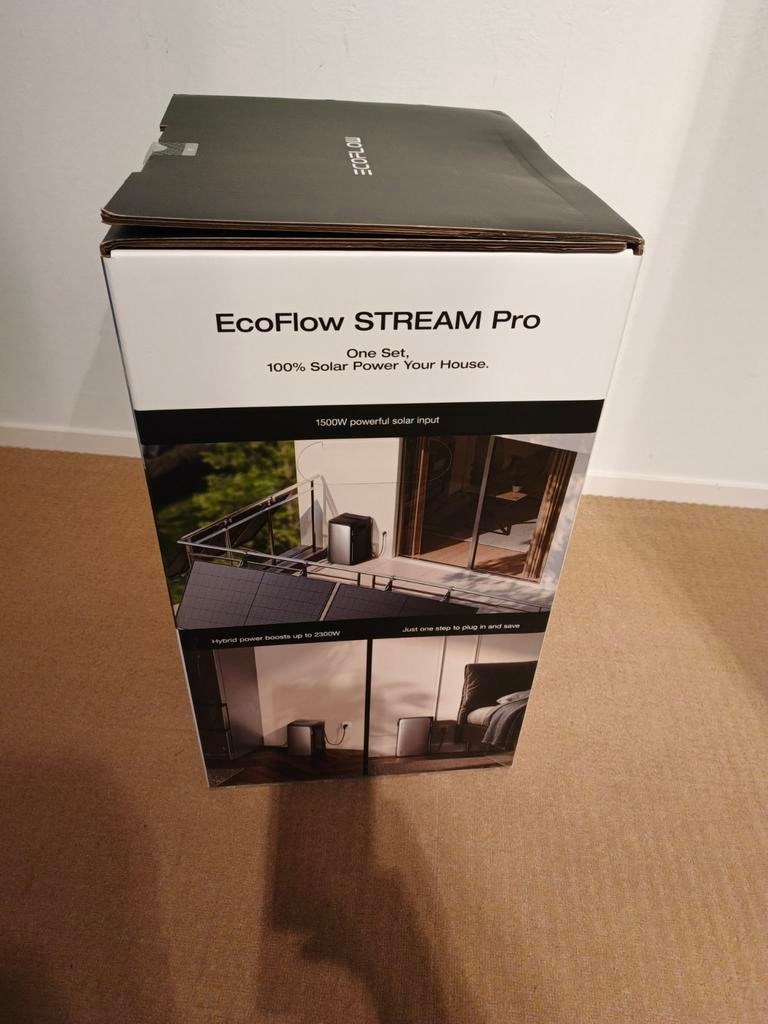EcoFlow STREAM Pro Plug-in Solar Batterij - Nieuw in doos, Ophalen of Verzenden, Nieuw