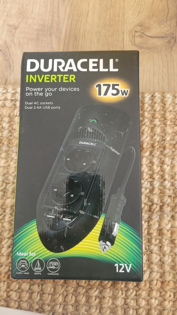 Duracell DRINV15-EU Omvormer, Ophalen of Verzenden