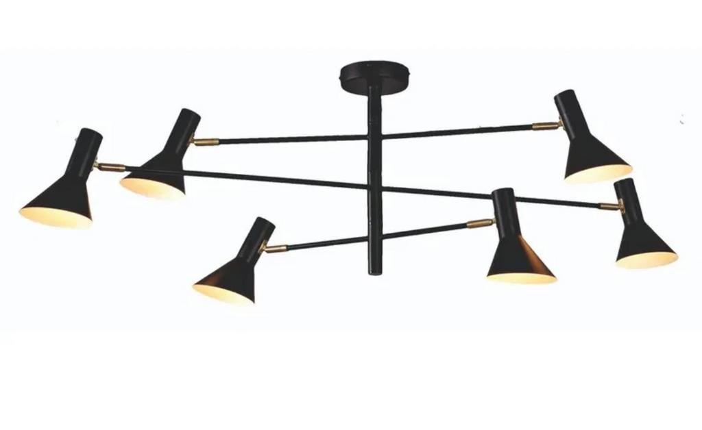 Romi Hanglamp Metaal Zwart/Goud - Nieuw in Doos, ., Nieuw, Ophalen of Verzenden, Metaal
