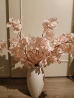 Drie roze bloesemtakken - Kunstbloemen decoratie, Binnen, Roze, Textiel, Ophalen of Verzenden