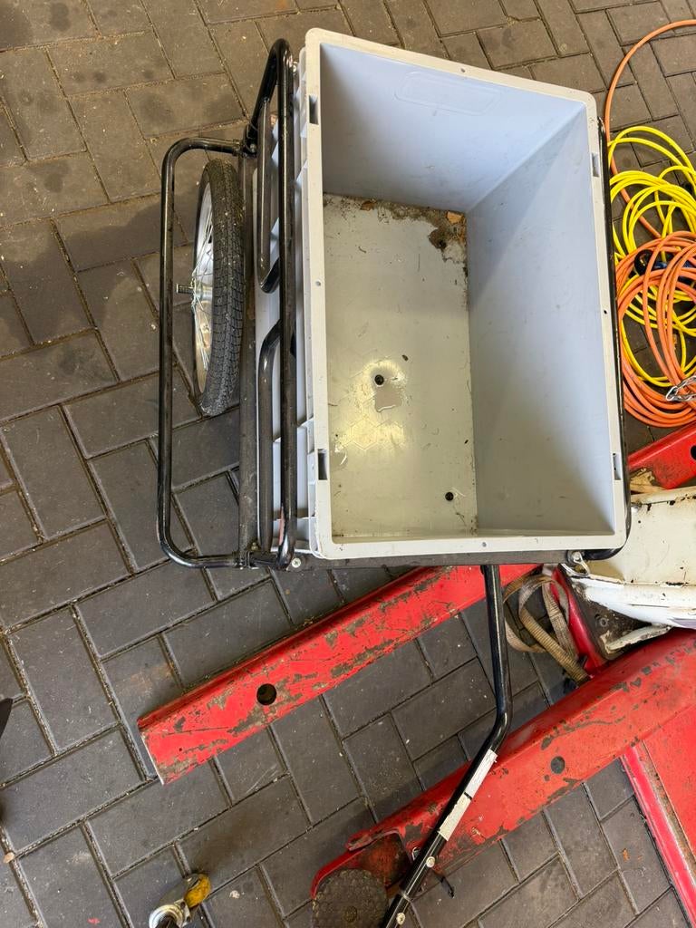 Fiets/vis kar voor achter fiets, Fietsen en Brommers, Ophalen, Gebruikt, Overige typen, 20 tot 40 kg