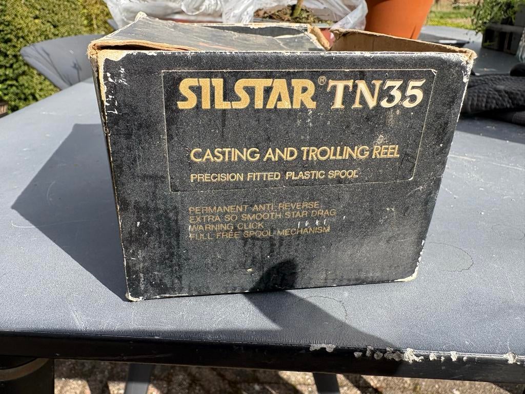 Silstar TN35 Casting en Trolling Reel - Vintage Vis molen, Ophalen of Verzenden, Gebruikt, Molen