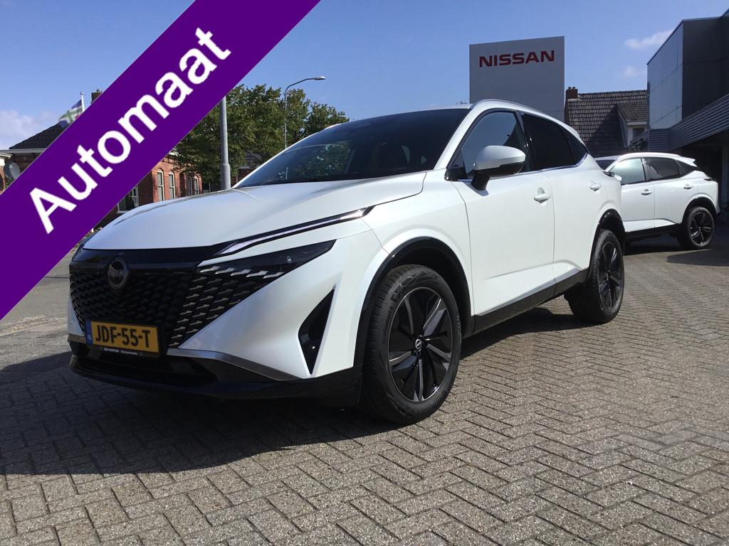 Nissan QASHQAI 1.3 MHEV 158 Xtronic Tekna + Cold Pack, 12 maanden, Euro 6, 4 cilinders, Wit