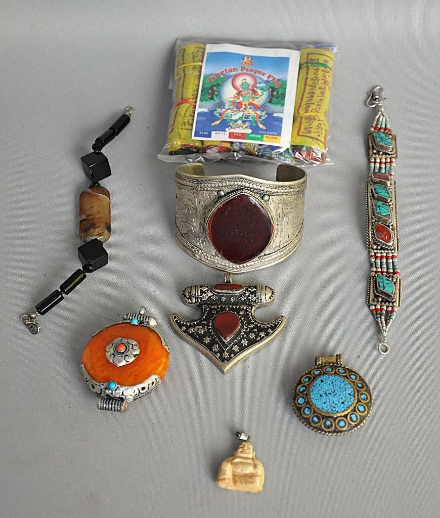 Tibetaanse/Nepal sieraden, Nepal, 2e helft 20e, (lot nr 7), Ophalen of Verzenden