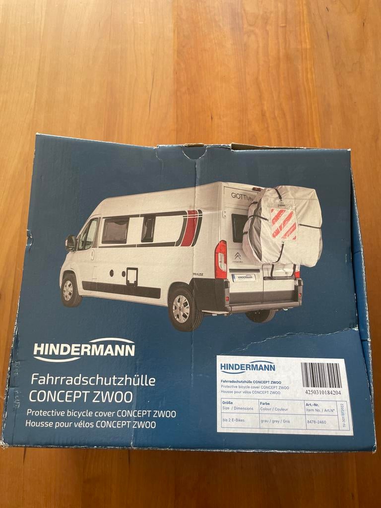 HINDERMANN Fietsbeschermhoes CONCEPT ZWOO (2 E-Bikes), Ophalen of Verzenden, Nieuw