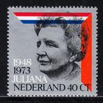 382 - Nederland nvph 1036 postfris , 25 jarig regeringsjubil, Verzenden, Na 1940, Postfris