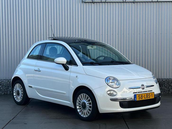 Fiat 500 1.2 Lounge, Panorama dak Automaat, Airco, Auto's, Fiat, Bedrijf, Te koop, ABS, Airbags, Airconditioning, Bluetooth, Centrale vergrendeling