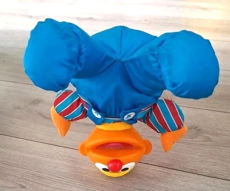 Vintage Ernie Sesamstraat pop Tyco 1995 40 cm, Overige merken, Overige karakters, Overige typen, Blauw