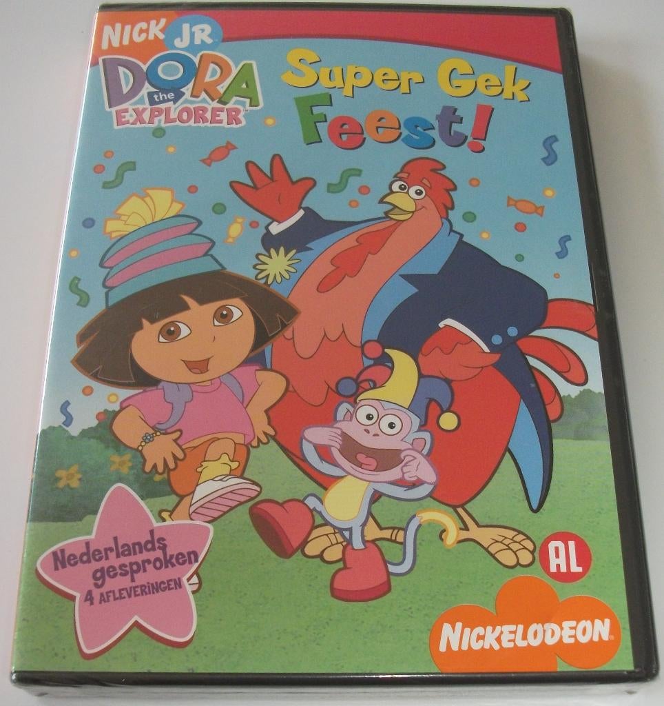 Dvd *** DORA *** Super Gek Feest *NIEUW*, Alle leeftijden, Ophalen of Verzenden, Tv fictie, Nieuw in verpakking