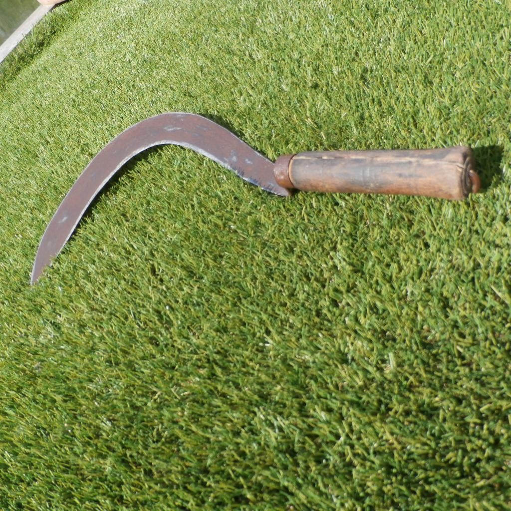 sikkel - 40 cm snijvlakte - gebruikt - Arnhem-Zuid - 15,00 -, Tuin en Terras, Hand-tuingereedschap, Ophalen of Verzenden, Gebruikt