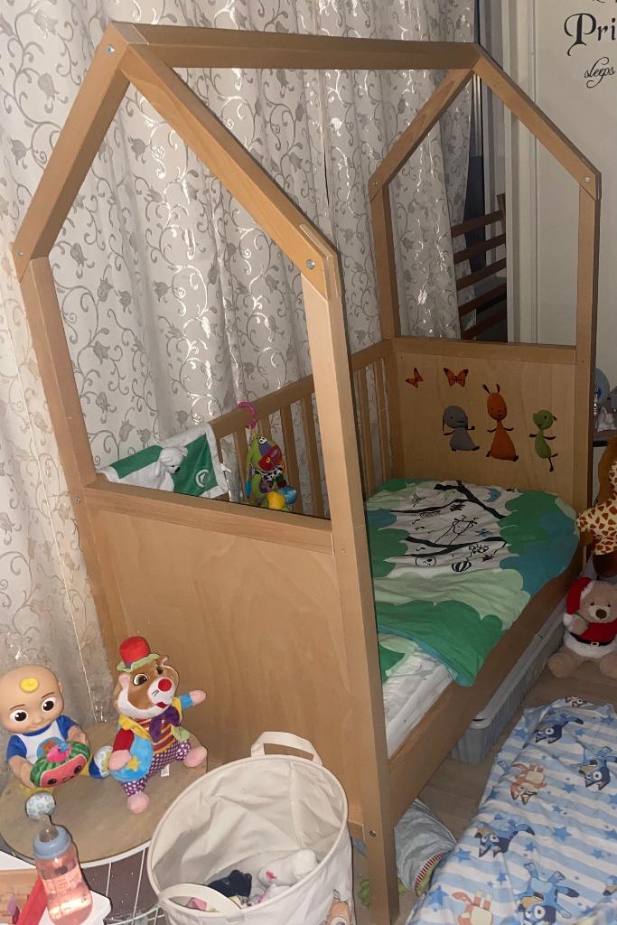 Bopita huisjes bed, Zo goed als nieuw, Minder dan 140 cm, Minder dan 70 cm, Ophalen