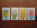 Jemen-Zuid bloemen 1979, mi. 247-50 postfris, Ophalen of Verzenden, Postfris, Dier of Natuur