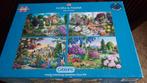 Gibsons puzzel 4 x 500 stukjes, Ophalen of Verzenden, 500 t/m 1500 stukjes