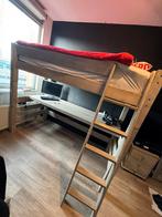 Hoogslaper met bureau, Kinderen en Baby's, Kinderkamer | Stapelbedden en Hoogslapers, Ophalen of Verzenden, Zo goed als nieuw