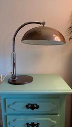 Vintage bruine metalen Hala Zeist bureaulamp, Ophalen, Gebruikt, Vintage, Metaal