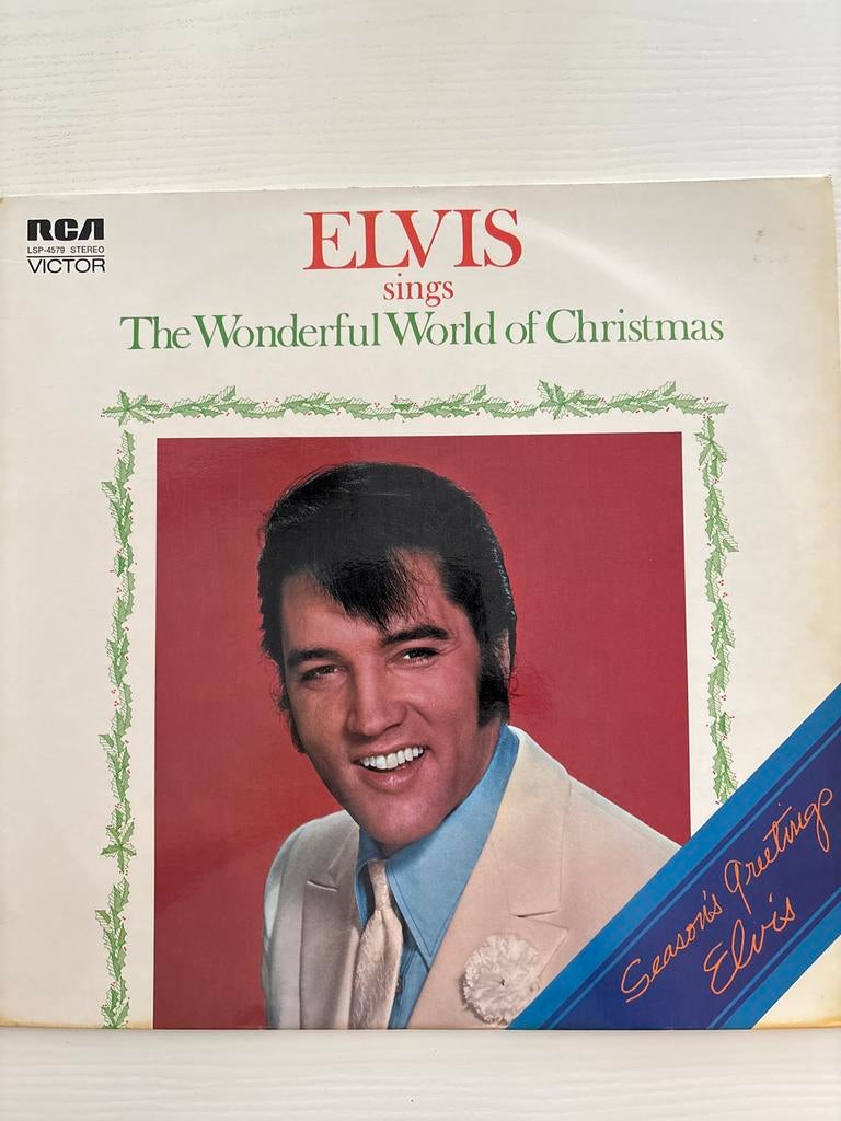 Elvis Sings The Wonderful World of Christmas LP, Verzamelen, Ophalen of Verzenden, Zo goed als nieuw, Cd of Plaat
