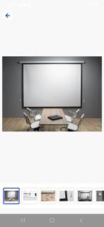 iVisions Projectiescherm - Nieuwstaat, Audio, Tv en Foto, Projectieschermen, Ophalen of Verzenden, Elektrisch, Zo goed als nieuw