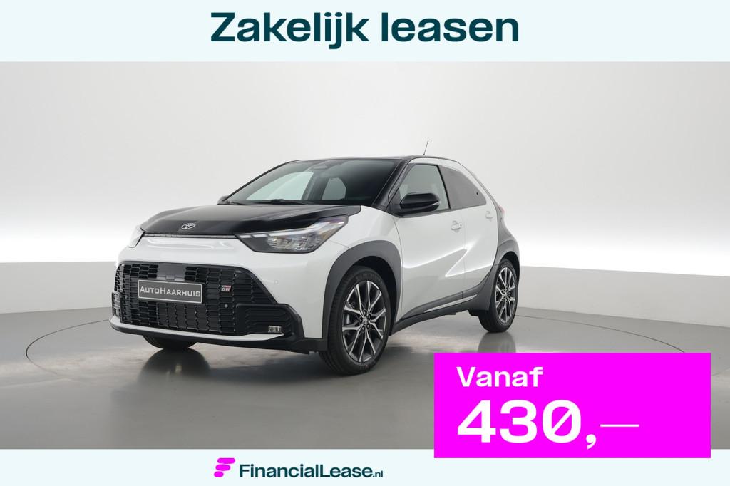 Toyota Aygo X Hybrid 115 GR Sport | Direct Leverbaar | Camer, 12 maanden, Stof, Gebruikt, Zwart