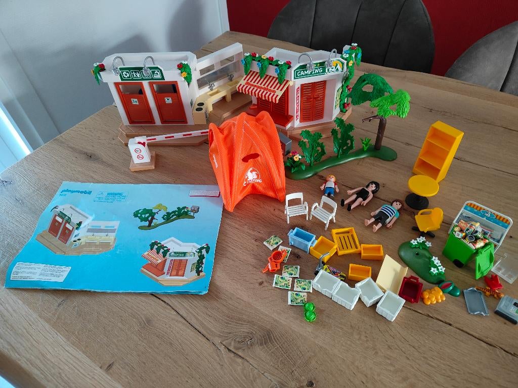 Playmobil grote camping 5432, Kinderen en Baby's, Speelgoed | Playmobil, Ophalen of Verzenden, Zo goed als nieuw