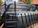 Zwembad 2x4 mtr met overkapping, pomp en trap, Tuin en Terras, Zwembaden, 200 tot 300 cm, Zo goed als nieuw, Opzetzwembad, 200 tot 400 cm