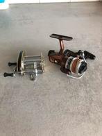 Spinmolentje en reeltje ( japan ) voor WEINIG!!, Ophalen of Verzenden, Zo goed als nieuw, Molen